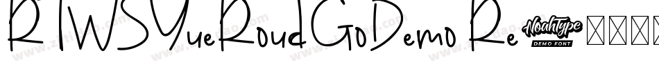 RTWSYueRoudGoDemo Re字体转换